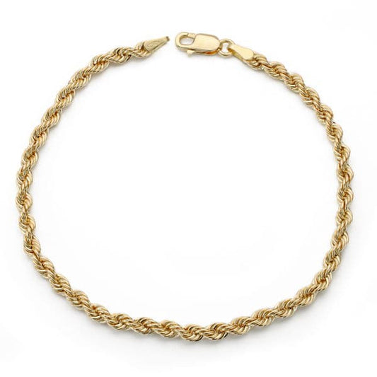 18K PULSERA ORO AMARILLO CORDON SALOMONICO. ANCHO 3,3 MM LARGO 19,5 CM