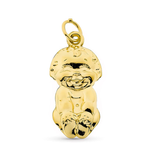 18K COLGANTE ORO AMARILLO MUÑECO. 22X11 MM