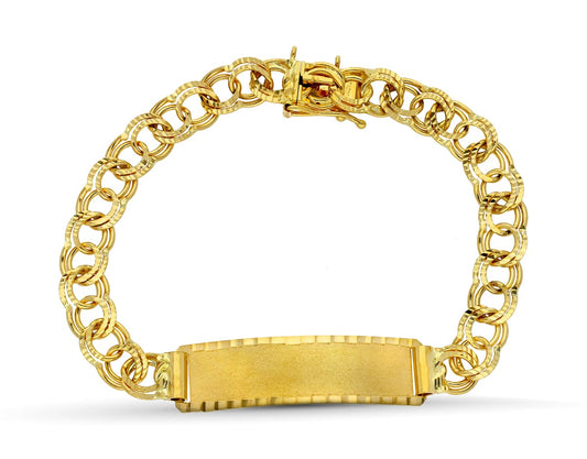 18K ESCLAVA ORO AMARILLO HUNGARA 21CM 6 MM