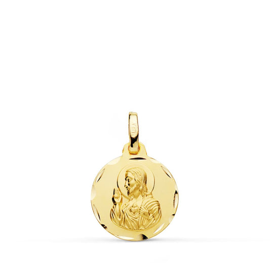 9K CORAZON DE JESUS TALLADO 14 MM