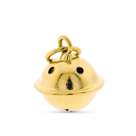 18K COLGANTE ORO AMARILLO CASCABEL. 10X10 MM