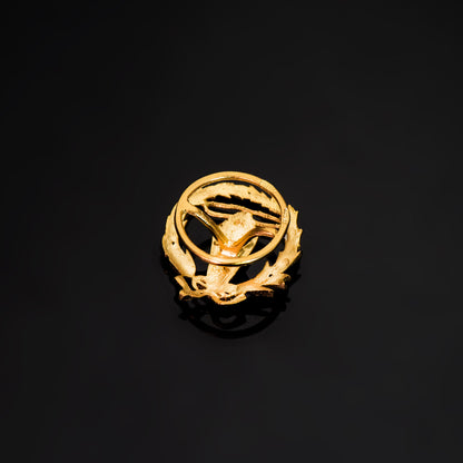 18K INSIGNIA ORO AMARILLO INGENIERO ELECTRONICO 16 X 14 MM