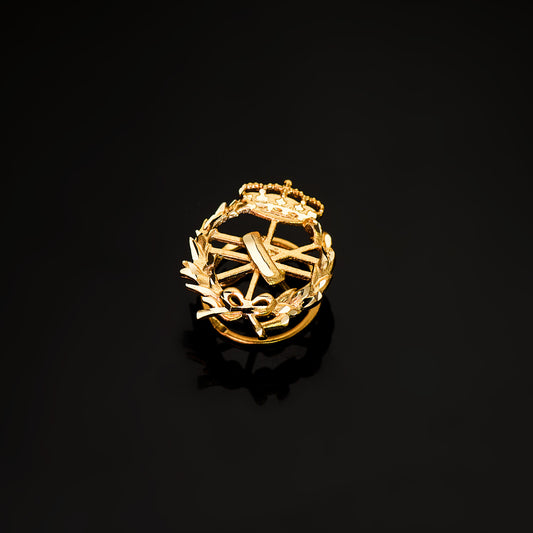 18K INSIGNIA ORO AMARILLO INFORMATICA 18 X 15 MM