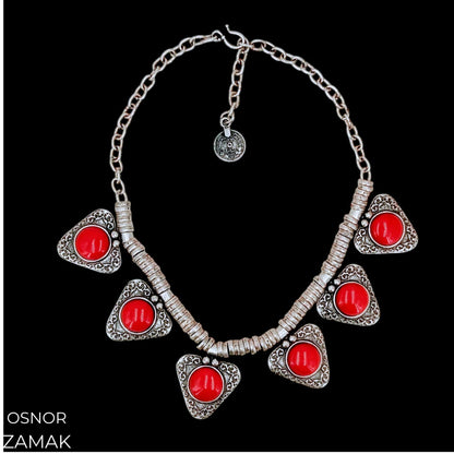 COLLAR ZAMAK CORAL