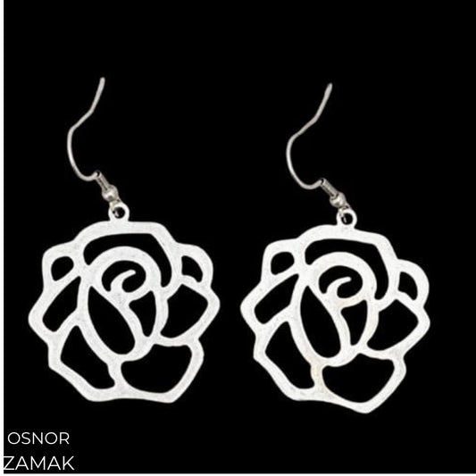 PENDIENTES ZAMAK FLOR