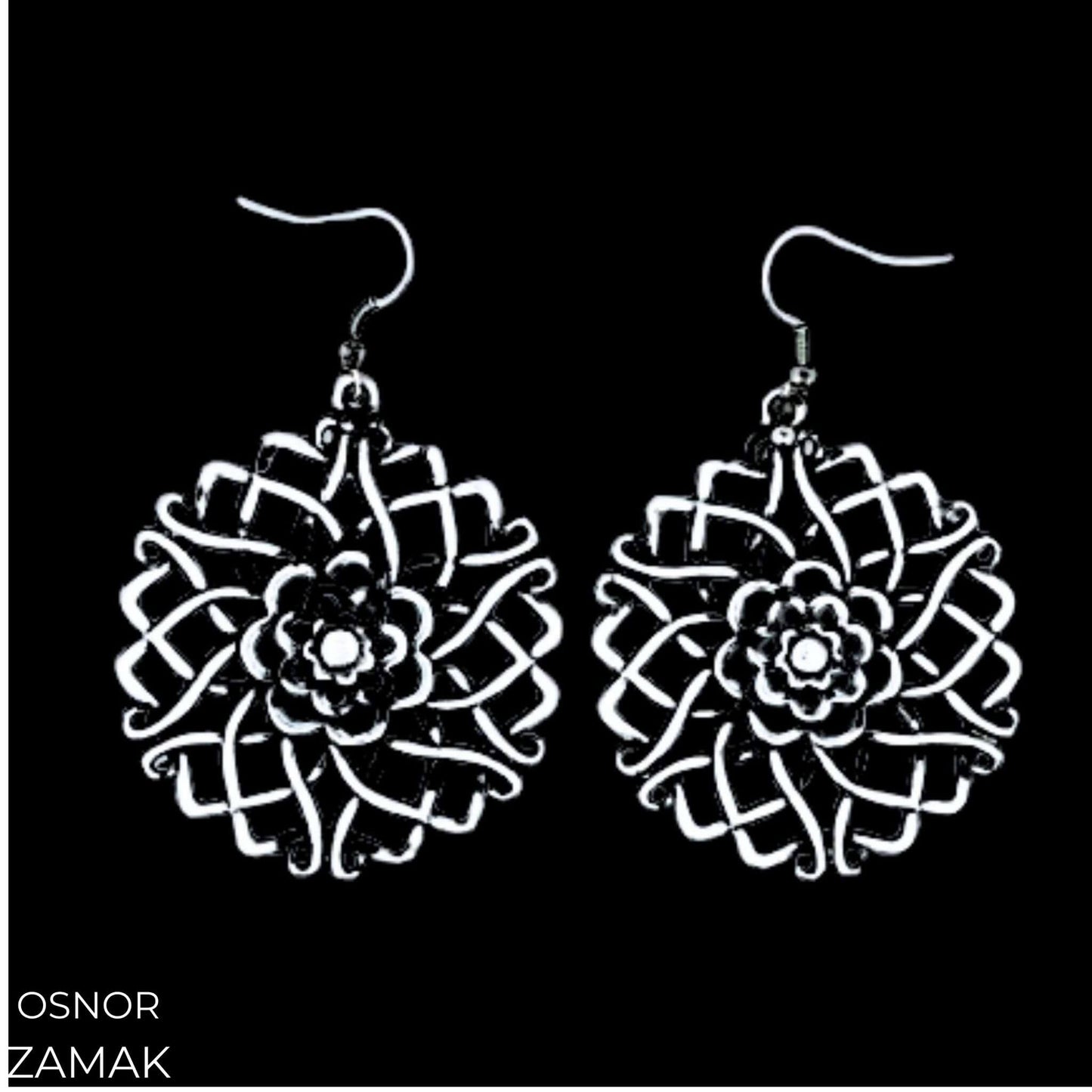 PENDIENTES ZAMAK CALADOS