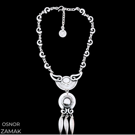 COLLAR ZAMAK PLATEADO