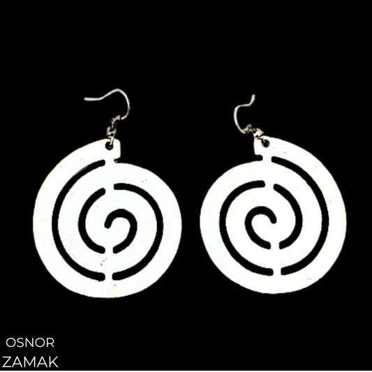 PENDIENTES ZAMAK ESPIRAL