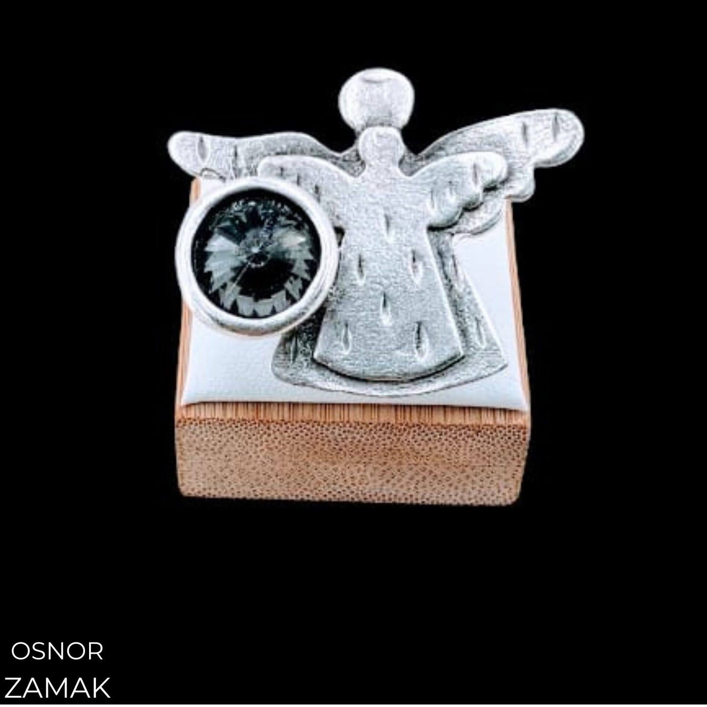 ANILLO ZAMAK ANGEL CIRCONITA