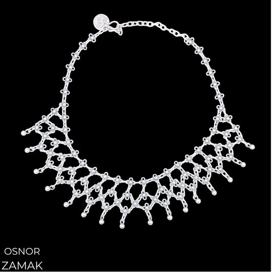 COLLAR ZAMAK PLATEADO