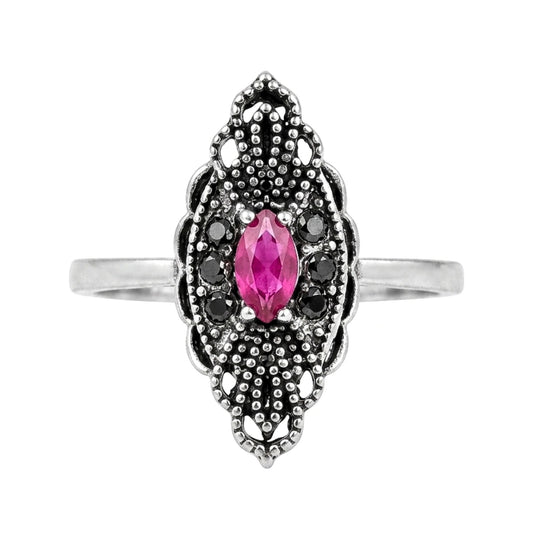 Anillo Sortija mujer de plata diseño joyería osnor moda moderno elegante boda fiesta fashion mujer exclusivo agata