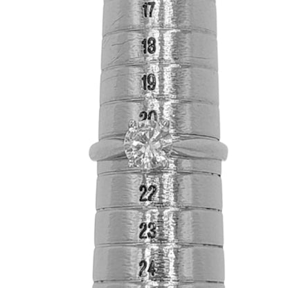 SOLITARIO PLATA ACABADO EN RODIO Y CIRCONITA