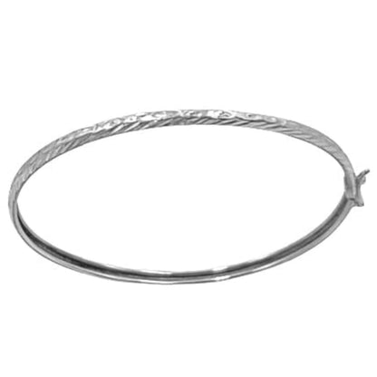 PULSERA PLATA ACABADO EN PLATEADO LABRADO BRILLO