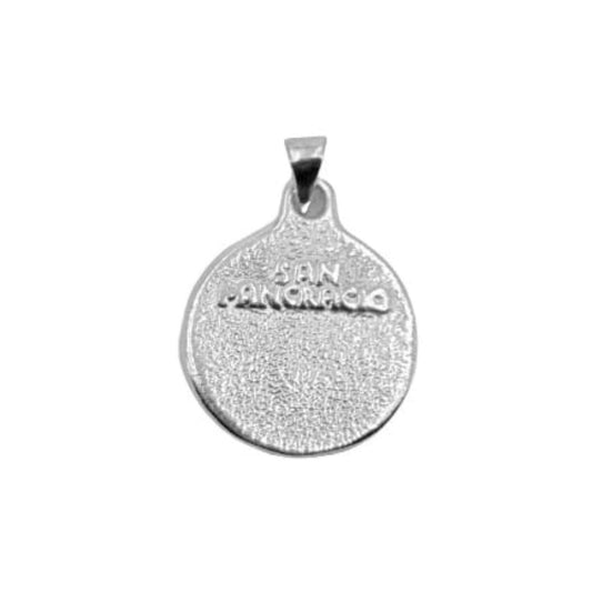 Saint Pancras Medal, Silver Finished with Engraved Silver Plating