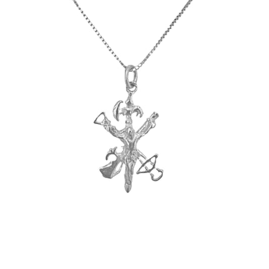 SILVER LEGION CROSS WITH SILVER FINISH