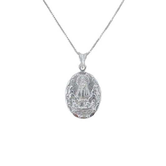 SILVER MEDAL VIRGIN OF CARMEN SILVER FINISH
