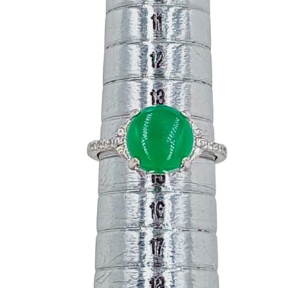 ANILLO PLATA ACABADO EN RODIO Y CIRCONITAS