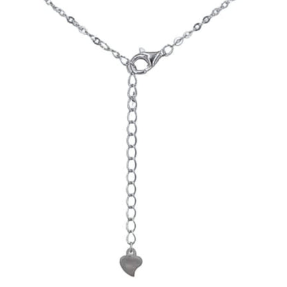 COLLAR CRUZ PLATA ACABADO EN RODIO ESMALTE NEGRO Y CIRCONITAS