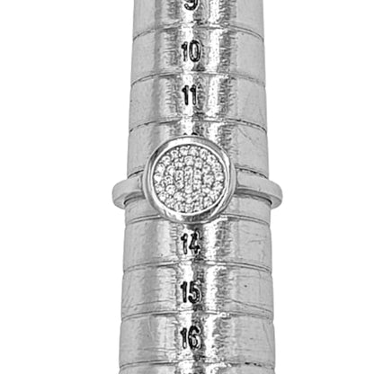 ANILLO PLATA ACABADO RODIO CIRCONITAS