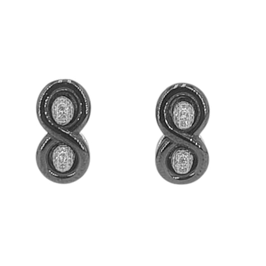 SET RING NECKLACE EARRINGS SILVER CERAMIC RHODIUM FINISH