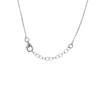 COLLAR MANO PLATA CUARZO ACABADO RODIO CIRCONITAS