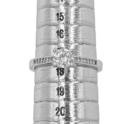 SOLITARIO PLATA ACABADO RODIO CIRCONITAS