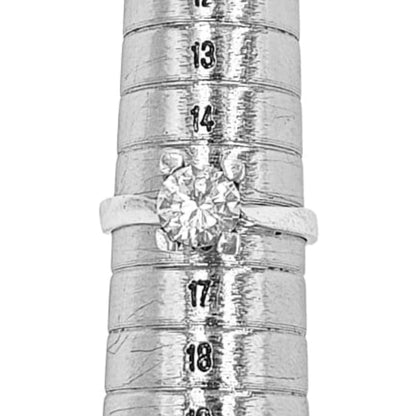 SOLITARIO PLATA ACABADO PLATEADO CIRCONITA