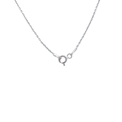COLLAR PLATA ACABADO RODIO CIRCONITAS
