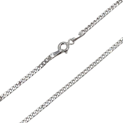 CADENA PLATA ACABADO RODIO LARGO 60CM