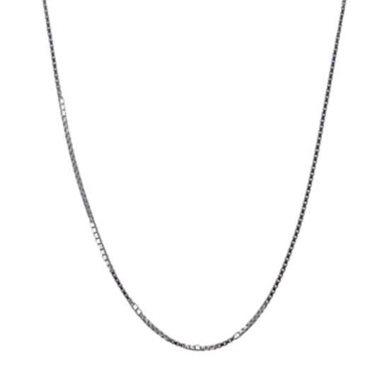 SILVER CHAIN ​​RHODIUM FINISH 50CM