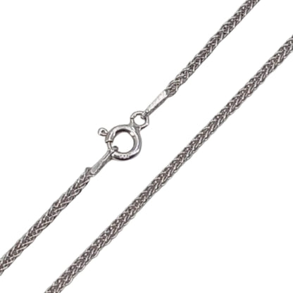 CADENA PLATA ACABADO RODIO 45CM