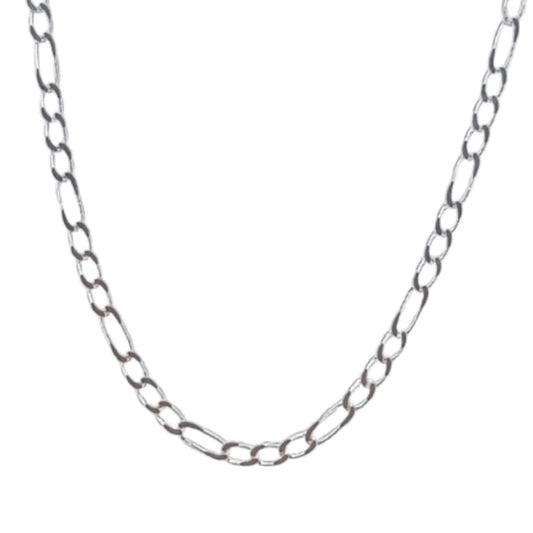 SILVER CHAIN ​​WITH SILVER FINISH 50CM