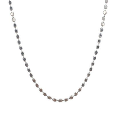 CADENA PLATA ACBADO PLATEADO 45CM