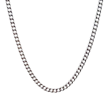 CADENA PLATA ACABADO PLATEADO 50CM