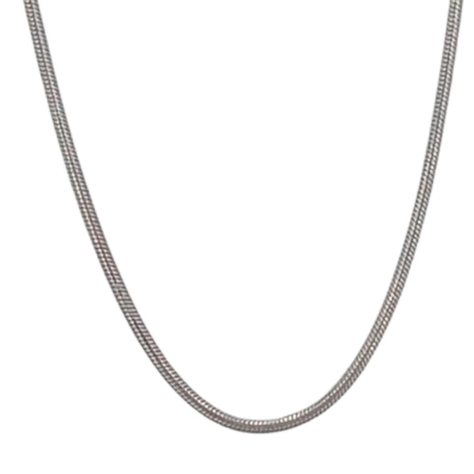 SILVER CHAIN ​​WITH SILVER FINISH 50CM