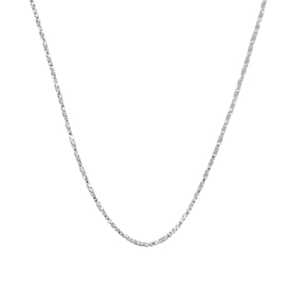 CADENA PLATA ACABADA PLATEADA 50CM