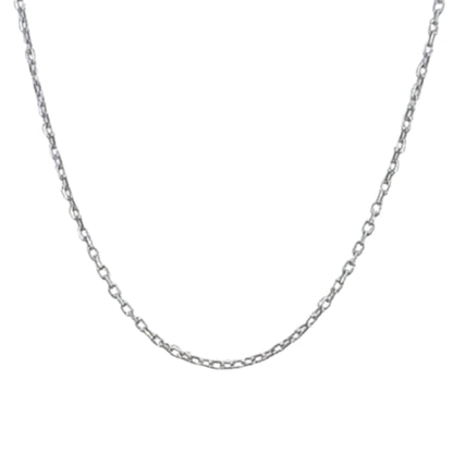CADENA PLATA ACABADO PLATEADO 45CM