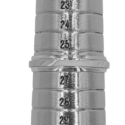 ALIANZA GIRATORIA PLATA ACABADO RODIO LISO MATE LABRADO BRILLO