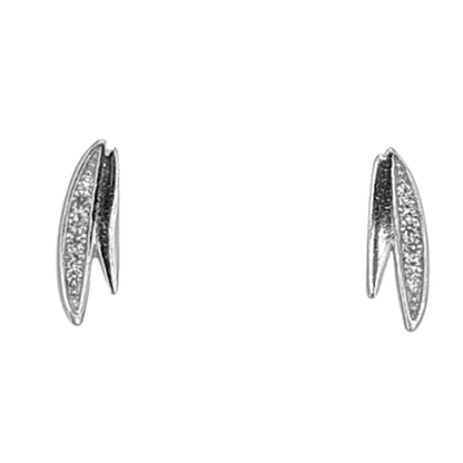 CONJUNTO COLLAR  PENDIENTES PLATA ACABADO RODIO CIRCONITAS CIERRE PRESION