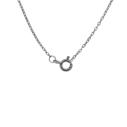 COLLAR TRICOLOR  PLATA ACABADO EN RODIO CIRCONITAS