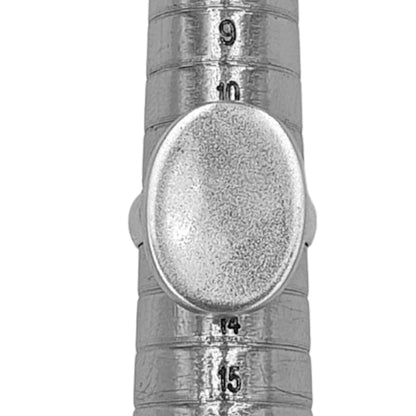 SELLO PLATA ACABADO PLATEADO LISO BRILLO