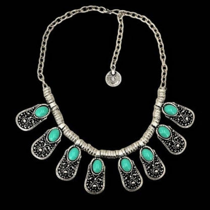 COLLAR ZAMAK TURQUESA