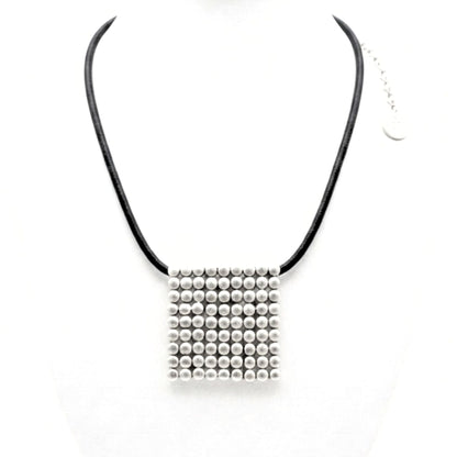 Collar Gargantilla Zamak Cuadrado Unisex | Joyería Osnor