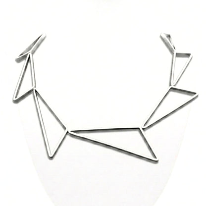 Collar Gargantilla Geométrica de Zamak Unisex | Joyería Osnor
