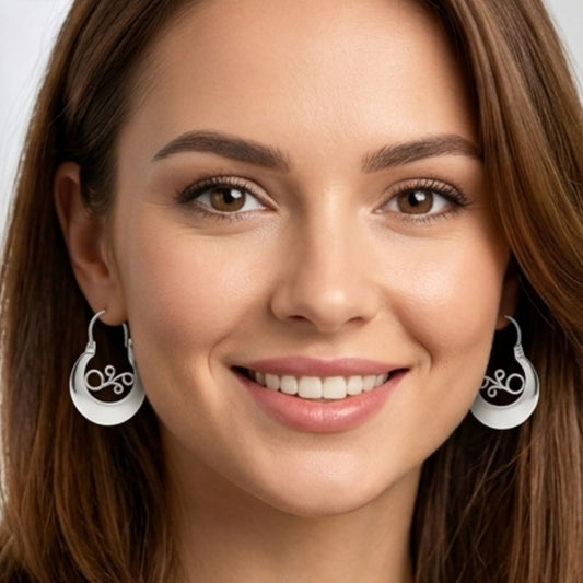 Aros Argollas Canarias · Plata 925 Plateado | Joyería Osnor