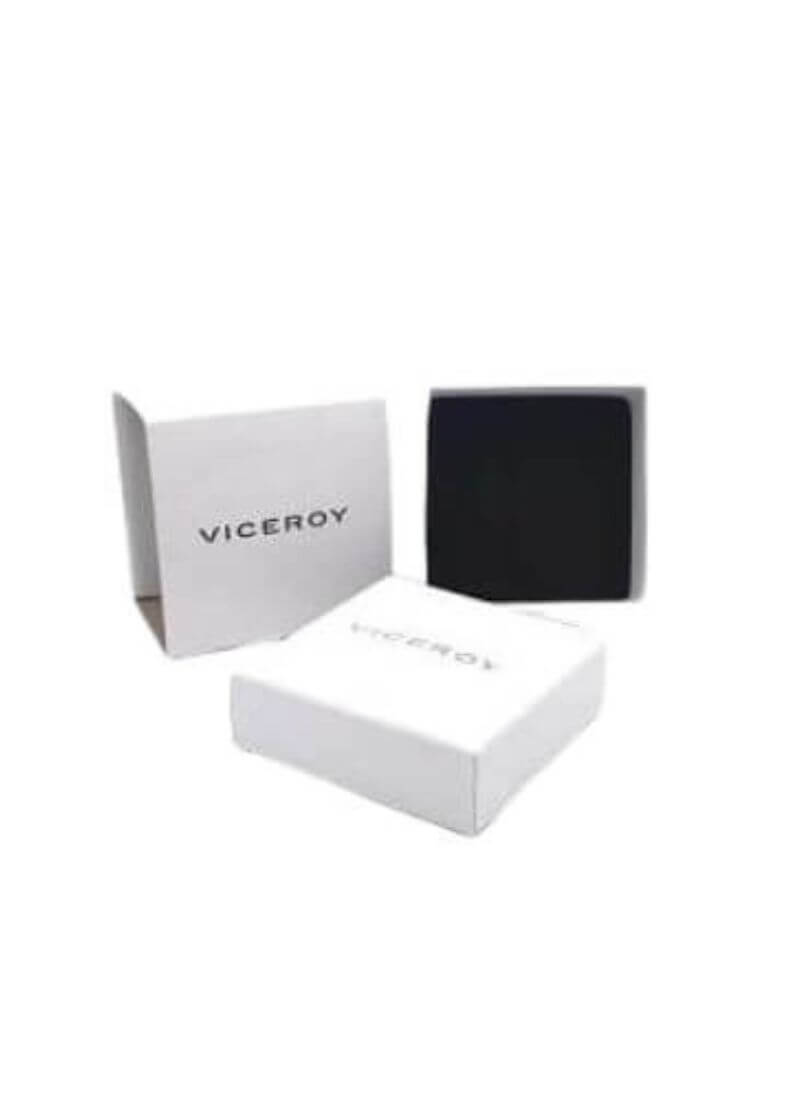 GEMELOS VICEROY DE HOMBRE DE ACERO Y ESMALTE NEGRO