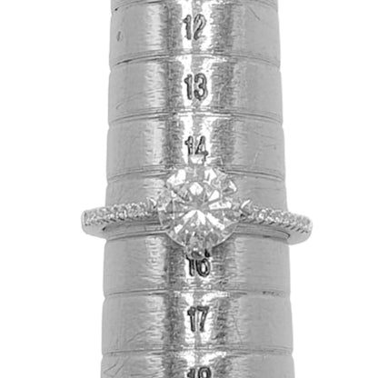 SOLITARIO PLATA ACABADO EN RODIO Y CIRCONITAS