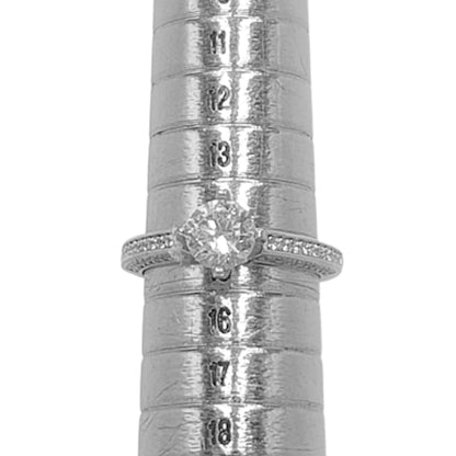 SOLITARIO PLATA ACABADO EN RODIO Y CIRCONITAS