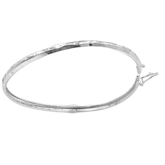 PULSERA PLATA ACABADO EN PLATEADO LABRADO