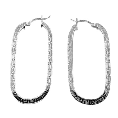 AROS PLATA ACABADO EN PLATEADO LABRADO BRILLO